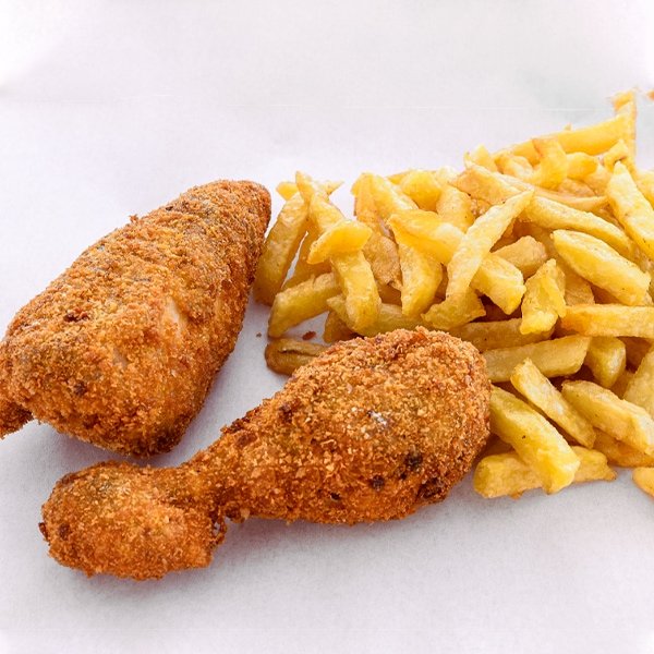 2 piece chicken & chips