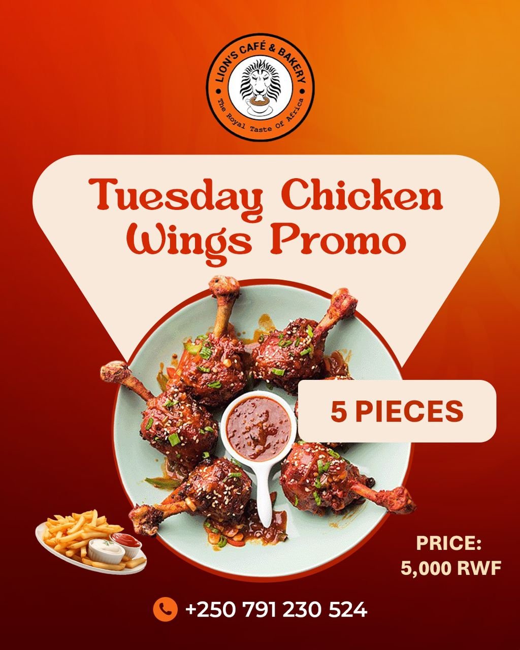 Chicken Wings 5 pieces